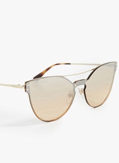 Vogue Eyewear Women's Gold Cat Eye Sunglasses  - Image 1