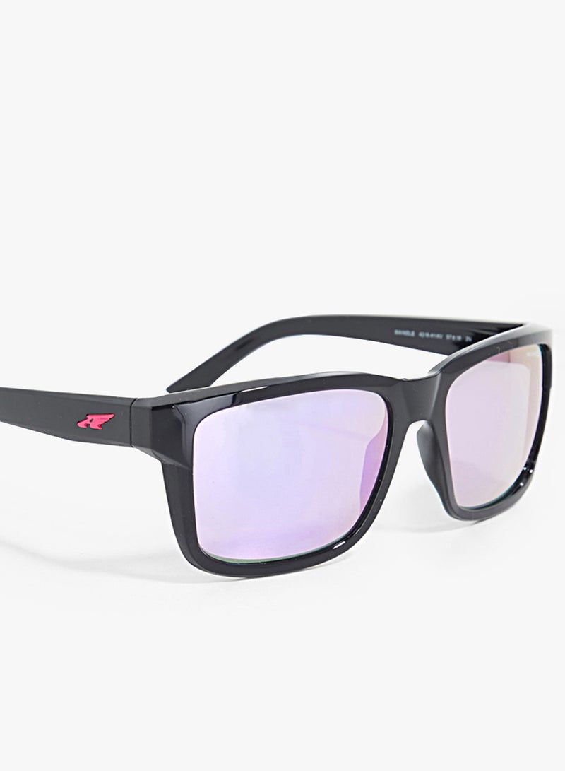 Arnette Men's Black Borrow Mirrored Sunglasses - Image 1