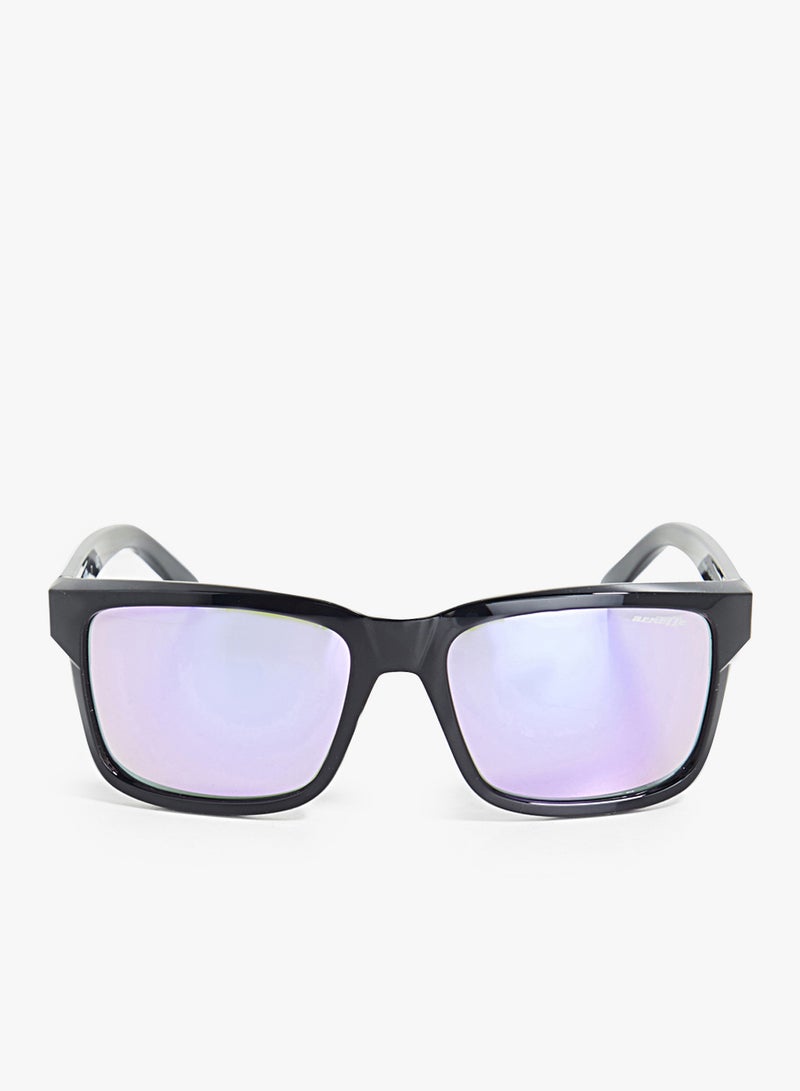 Arnette Men's Black Borrow Mirrored Sunglasses - Image 2