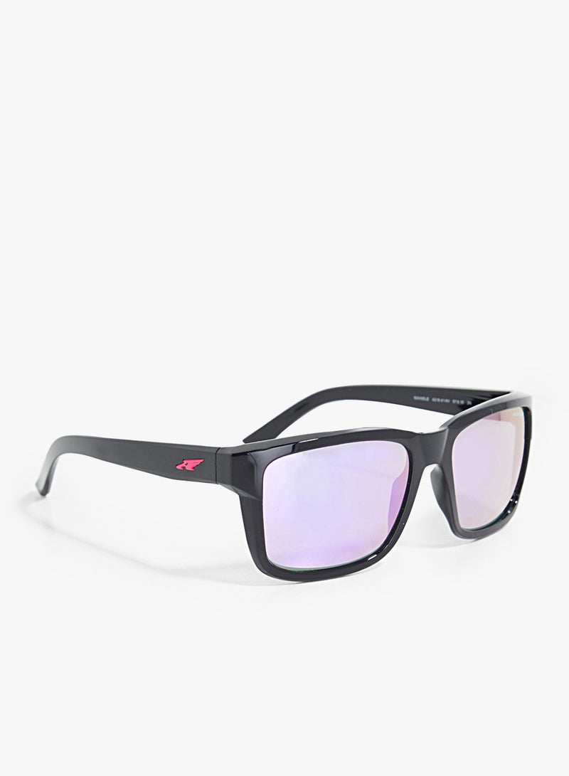 Arnette Men's Black Borrow Mirrored Sunglasses - Image 3