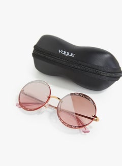 Vogue Eyewear Women's Rose Gold Round Sunglasses  - Image 4