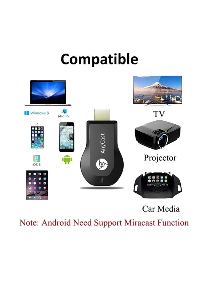 AnyCast Airplay Dongle For Smartphones Black - Image 2