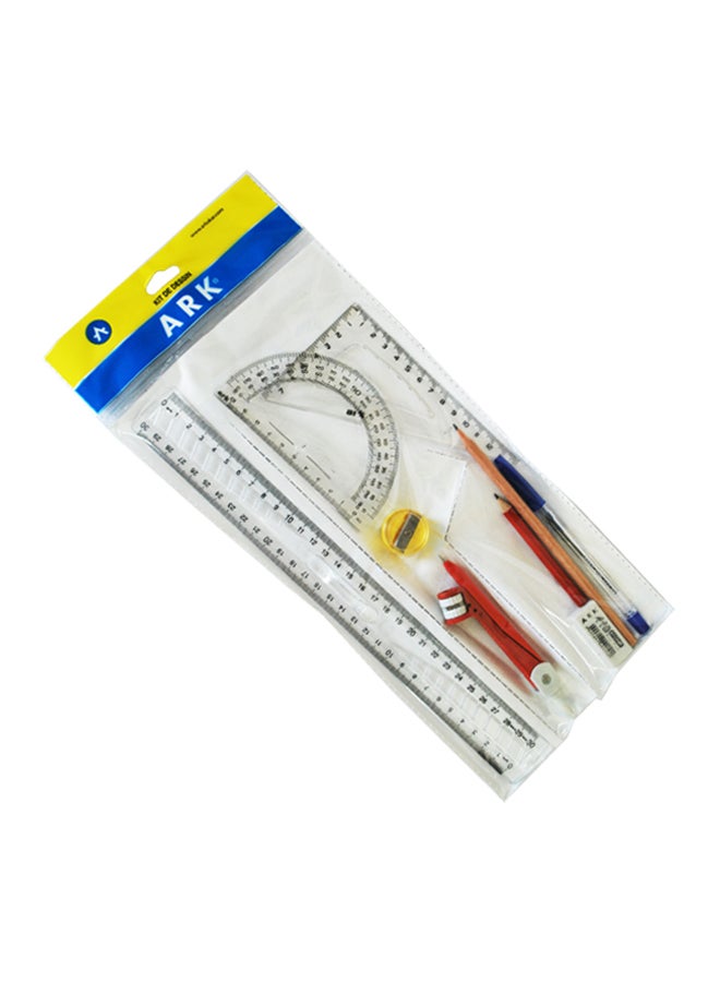 8-Piece Drawing Set Multicolour