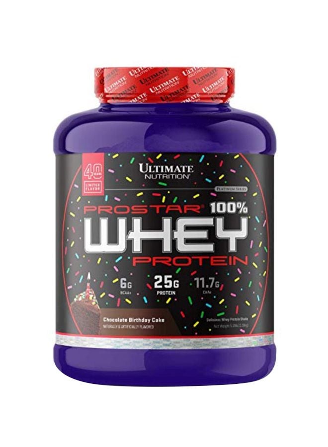 ULTIMATE NUTRITION Prostar 100 Percent Whey Protein Powder - Chocolate Birthday Cake  - Image 1
