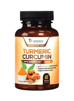 Turmeric Curcumin 1950mg - 60 Capsules