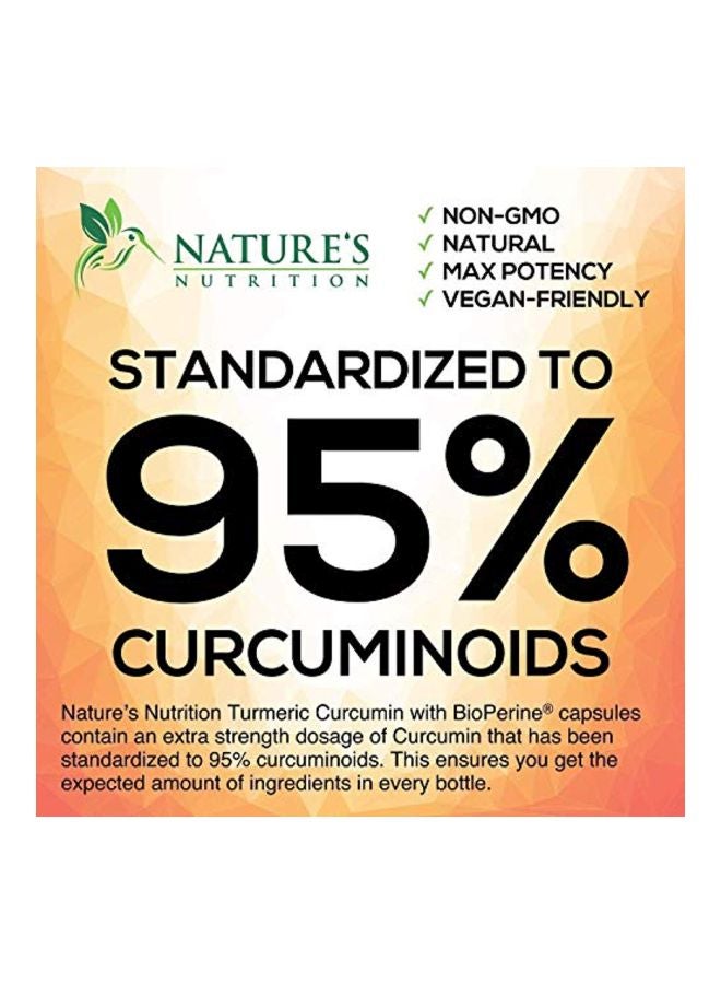 Nature's Nutrition - Turmeric Curcumin 1950mg - 60 Capsules - Image 1