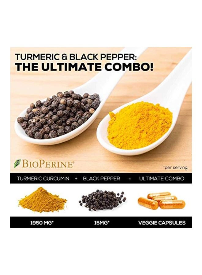 Nature's Nutrition - Turmeric Curcumin 1950mg - 60 Capsules - Image 1