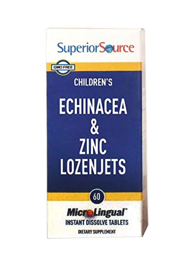 Superior Source Echinacea And Zinc Lozenjets - 60 Counts  - Image 1