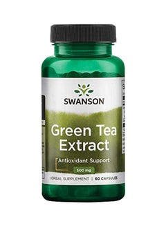 Swanson Green Tea Extract 500 mg - 60 Capsules