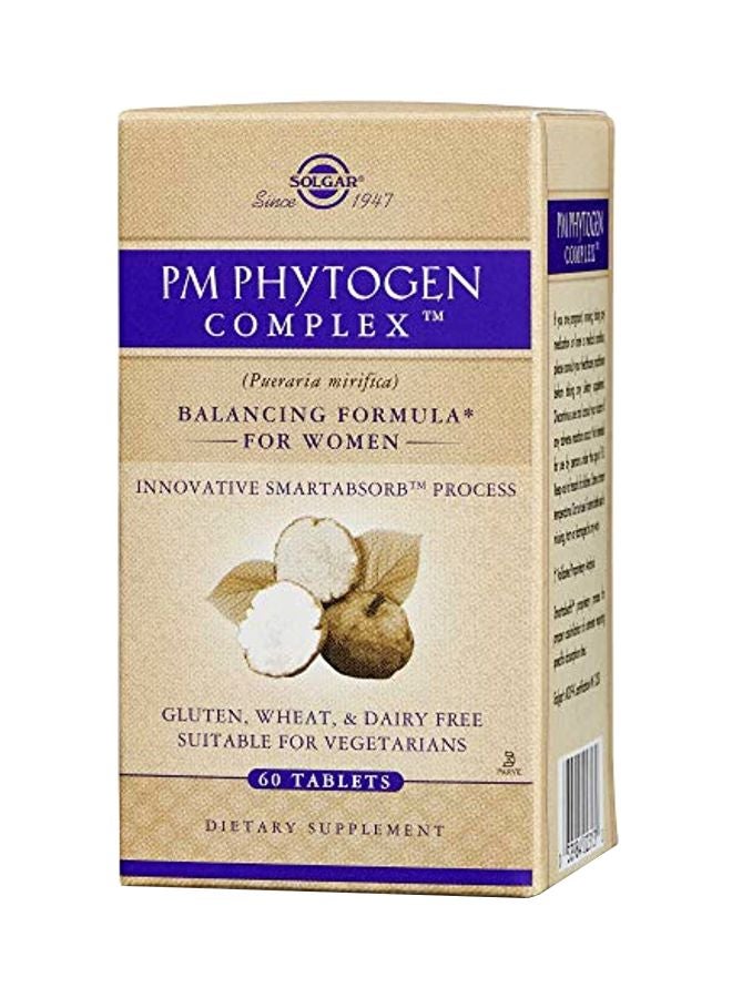 Solgar - PM PhytoGen Complex - 60 Tablets - Image 1