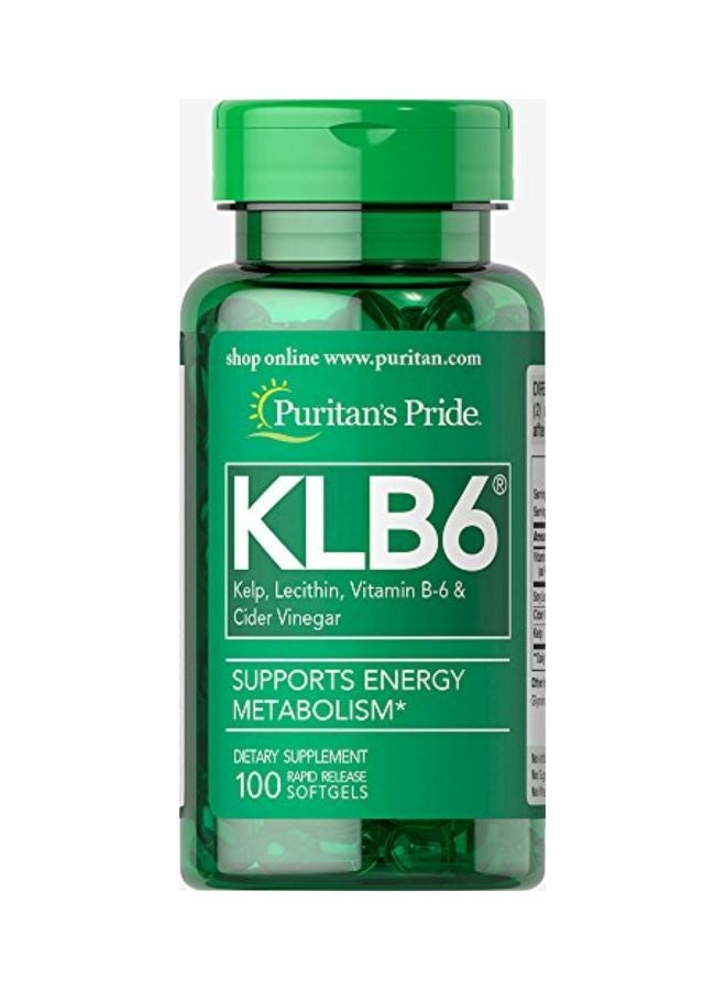 KLB6 Dietary Supplement - 100 Softgels