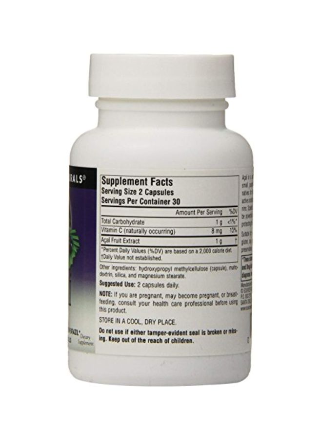 Source Naturals Acai Extract Superantioxidant 500 Mg - 60 Capsules - Image 2