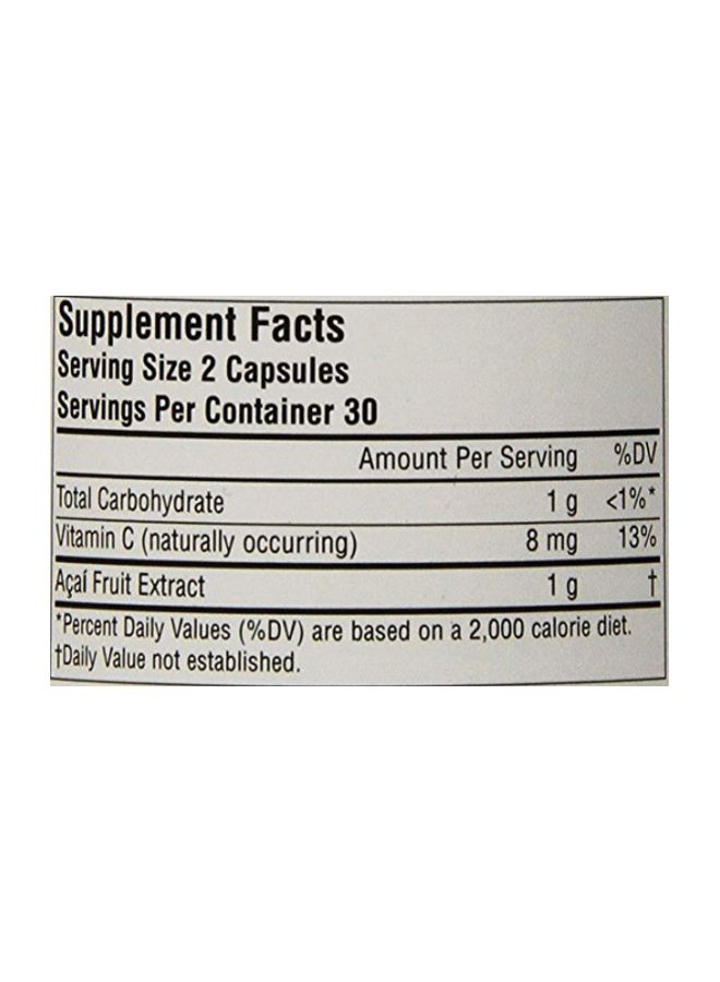 Source Naturals Acai Extract Superantioxidant 500 Mg - 60 Capsules - Image 5