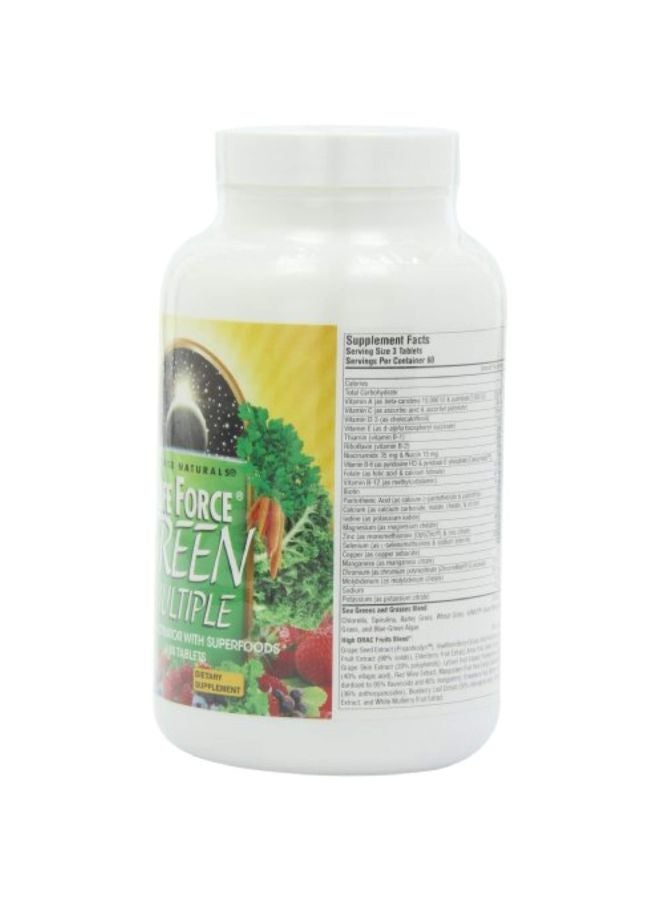 سورس ناتشورالز مكمل غذائي لايف فورس من خضراوات متنوعة - 180 قرص - Image 2