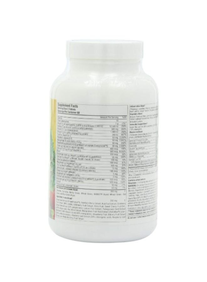 سورس ناتشورالز مكمل غذائي لايف فورس من خضراوات متنوعة - 180 قرص - Image 3