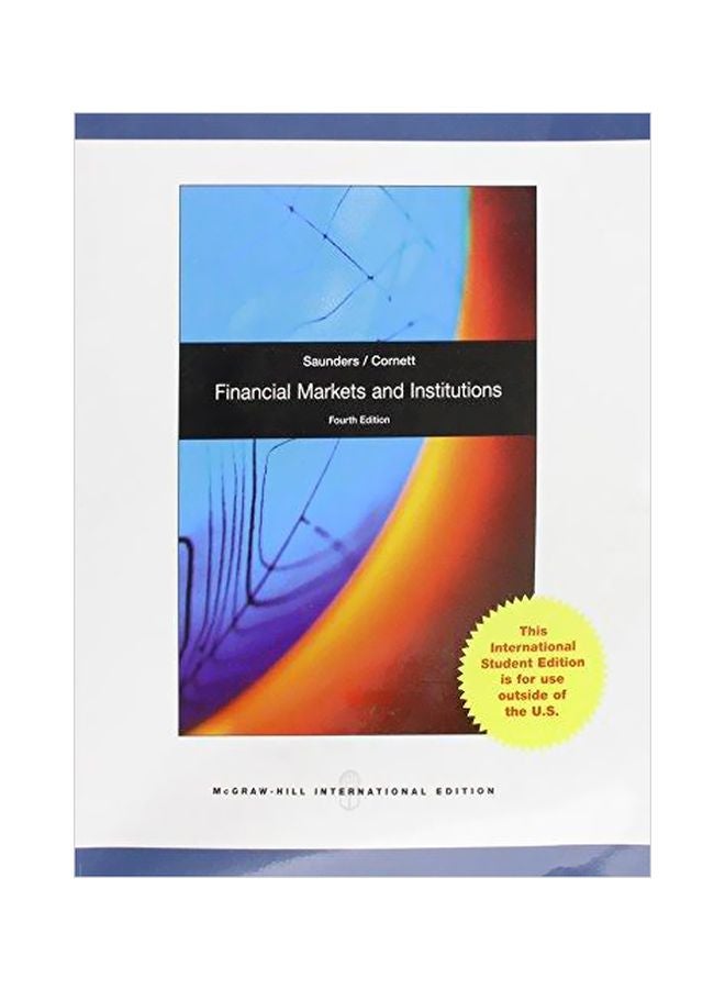 Financial Markets And Institutio Paperback English by Anthony Saunders - 01 Dec 2008 