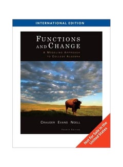 Functions And Change: A Modeling Approach To College Algebra paperback english - 06 Apr 2009 