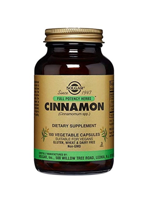 FP Cinnamon Dietary Supplement - 100 Capsules