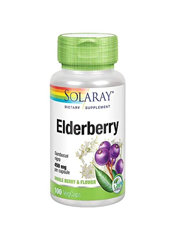 Solaray Elderberry 450mg - 100 Veg Capsules 