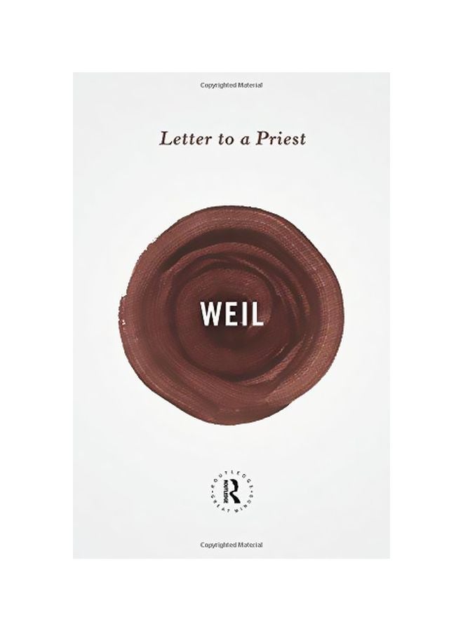 Letter To A Priest Paperback English by Simone Weil - 23/Aug/13