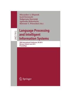Language Processing And Intelligent Information Systems Paperback English - 24/May/13 