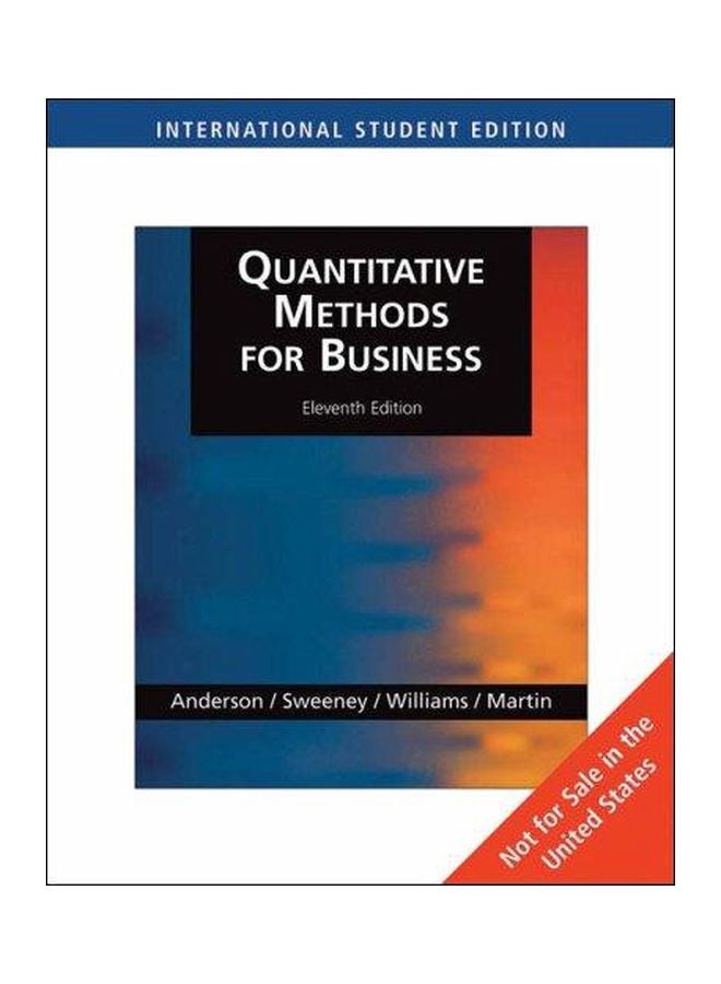 Quantitative Methods For Business English by David Anderson - 2008-06-13 