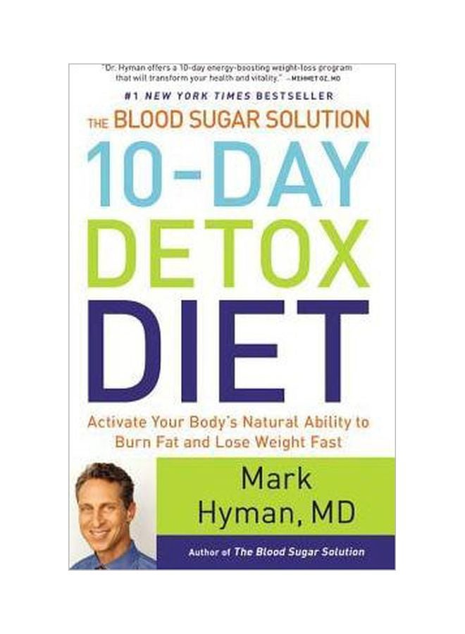 The Blood Sugar Solution 10-Day Detox Diet Hardcover English by MD Mark Hyman - 41695 