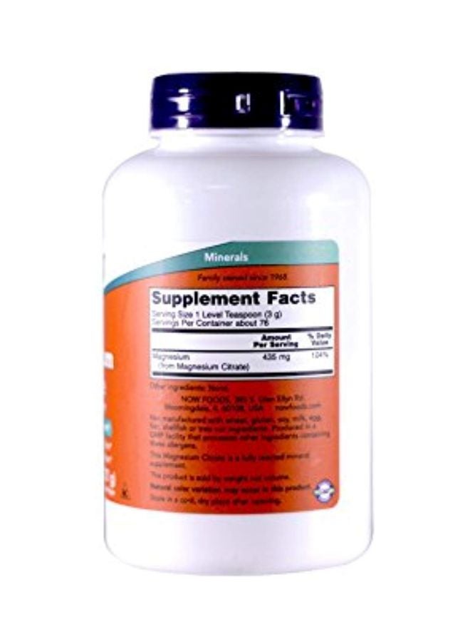 Now Foods - Pack Of 2 Magnesium Citrate Pure Powder - Image 1