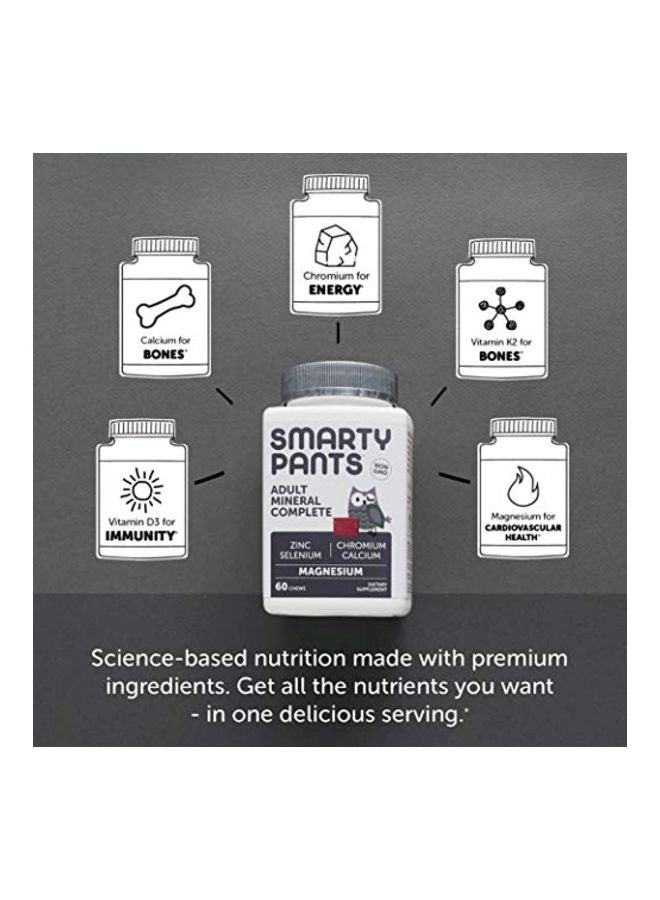SmartyPants Vitamins - Smarty Pants Adult Mineral Complete Vitamin - 60 Capsules - Image 1