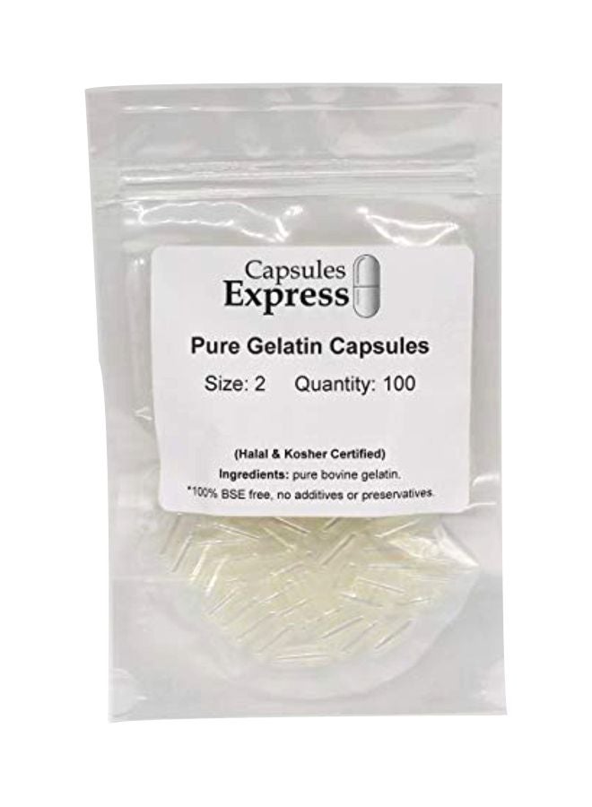 ConiSnap Empty Gelatin Capsules - 100 Capsules 