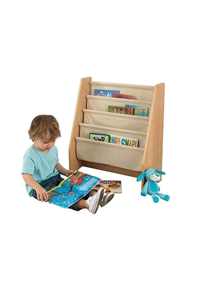 KidKraft Sling Bookshelf Beige  - Image 2