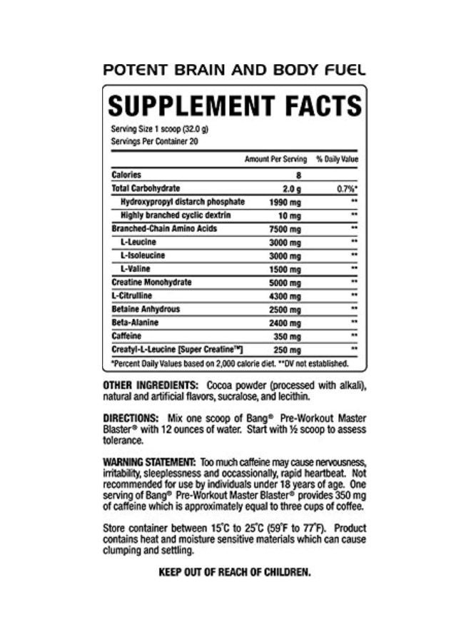 VPX - Bang Pre-Workout Master Blaster Power Punch - Image 1