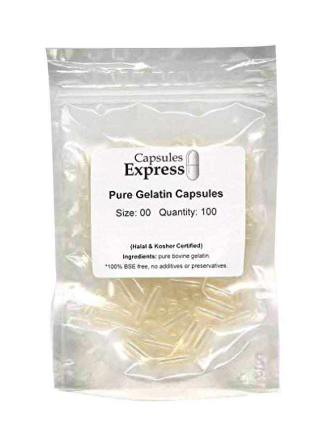 ConiSnap - 100-Piece Empty Gelatin Capsules - Size 00 - Image 1
