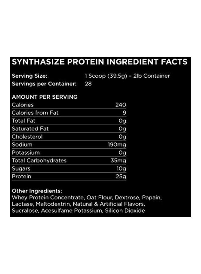 Sythasize Advanced Whey Isolate Protein Powder