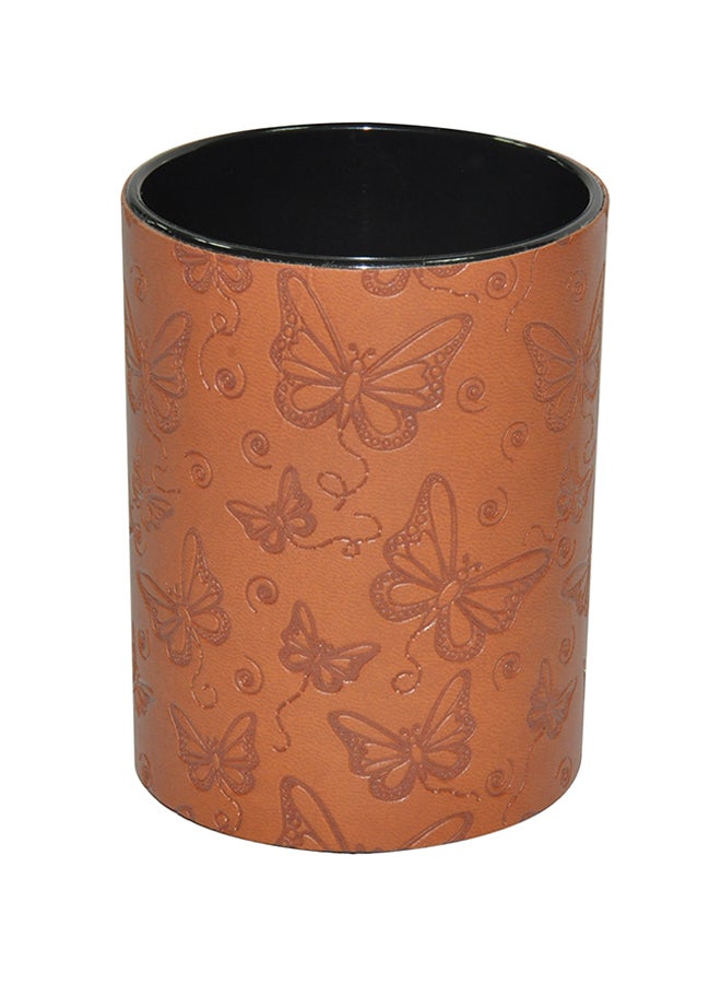 إف اي أس  حامل أقلام مصنوع من البولي يوريثان الإيطالي بني - Image 1