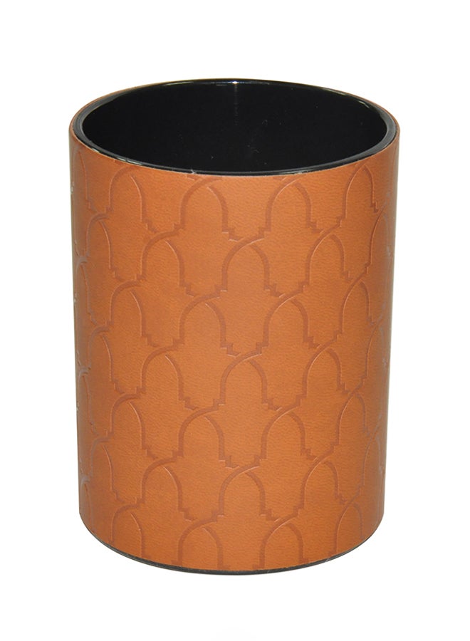 إف اي أس  حامل أقلام مصنوع من البولي يوريثان الإيطالي بني - Image 1