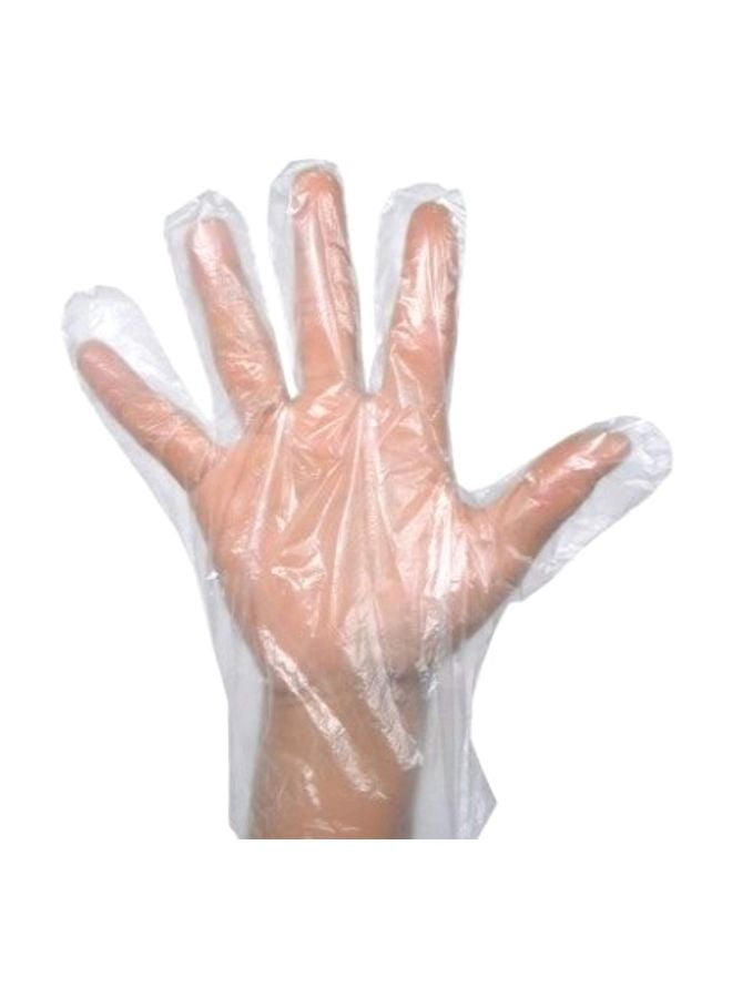 KINGLAKE 500-Piece Sterile Disposable Safety Gloves Clear 24centimeter  - Image 3