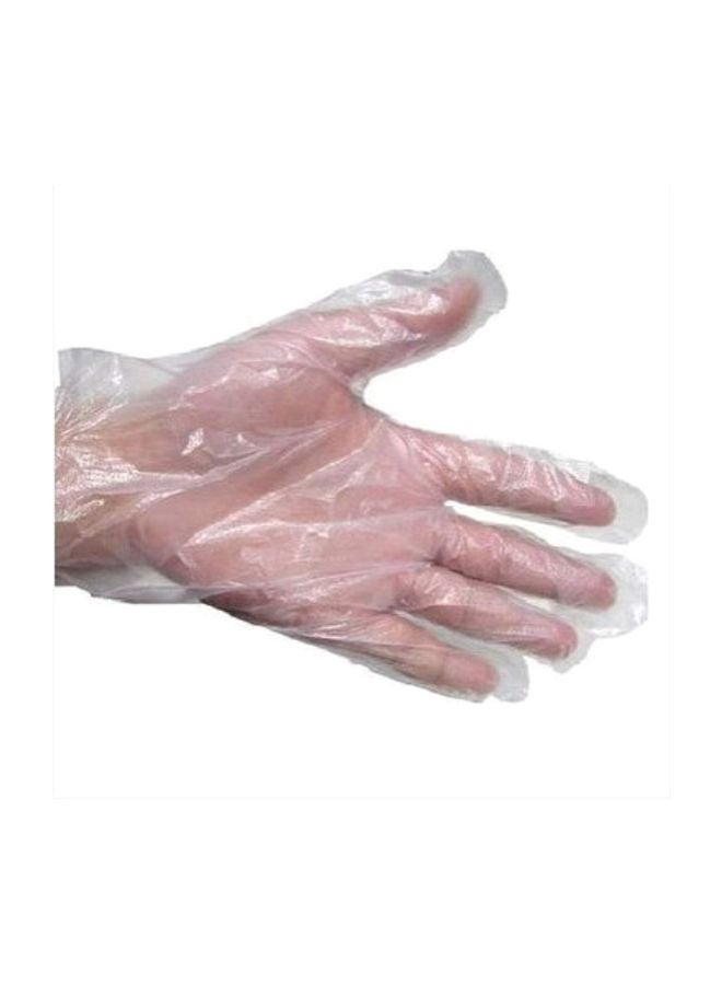 KINGLAKE 500-Piece Sterile Disposable Safety Gloves Clear 24centimeter  - Image 2