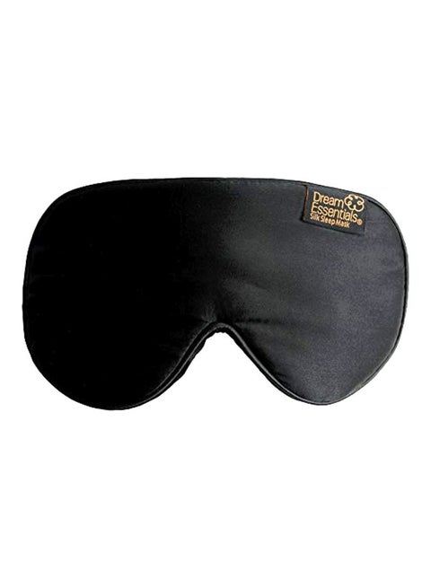 Ultra Silk 360 Sleep Mask With 2 Adjustable Straps Black