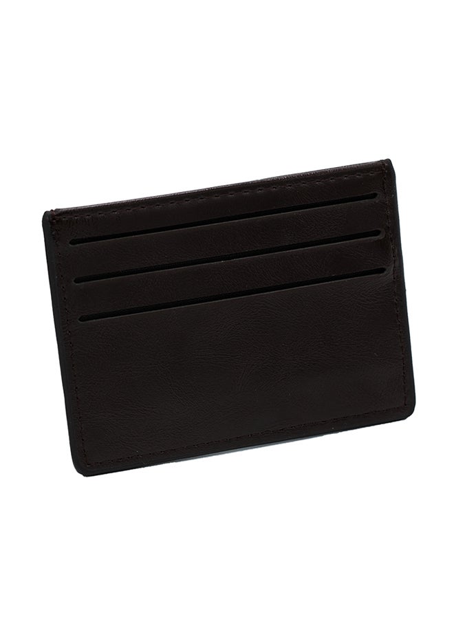 Delibi Spacious Leather Wallet Brown - Image 2