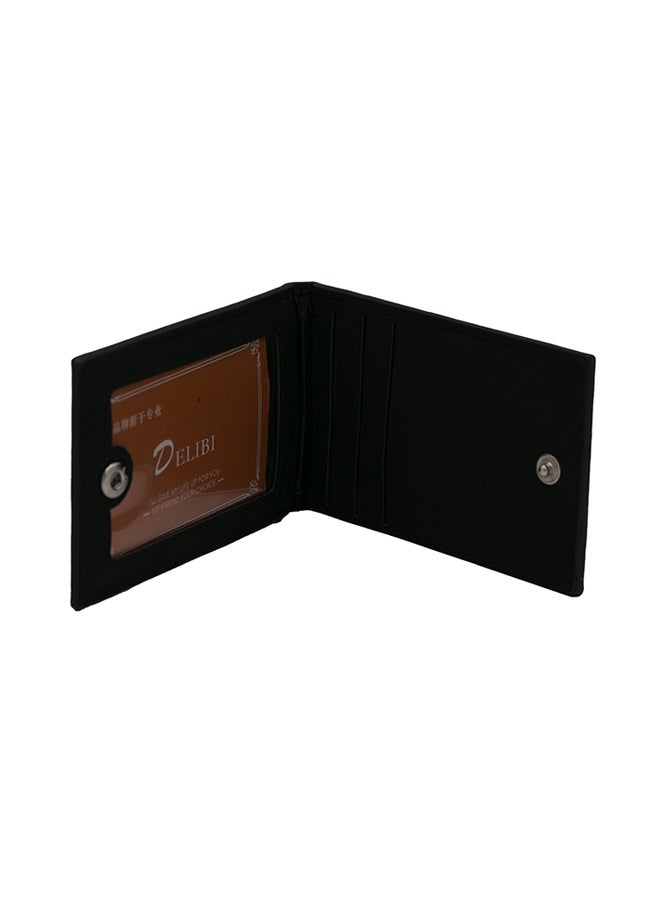 Delibi Spacious Leather Wallet Black - Image 2