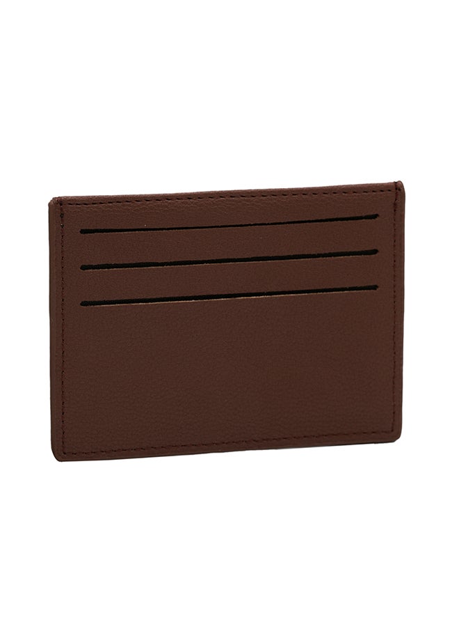 Delibi Spacious Leather Wallet Brown - Image 2