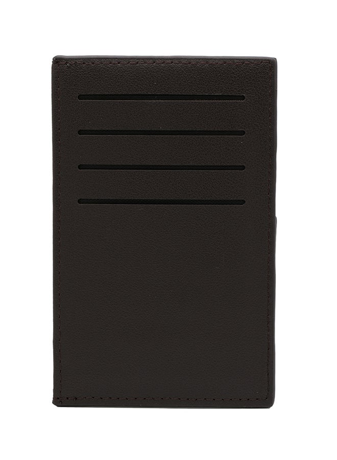 Delibi Spacious Leather Wallet Brown - Image 2