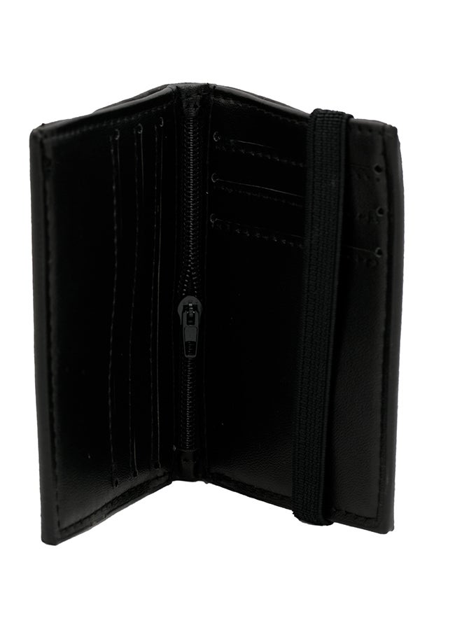 Delibi Bi-fold Leather Wallet Black - Image 3