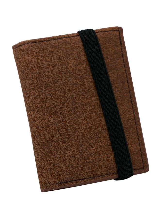 Delibi Spacious Leather Wallet Brown  - Image 1