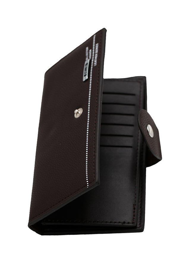 Delibi Spacious Leather Wallet Brown - Image 2