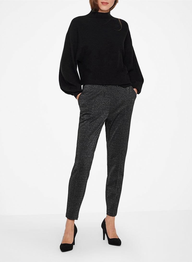 VERO MODA - Shimmery Pants Black - Image 1
