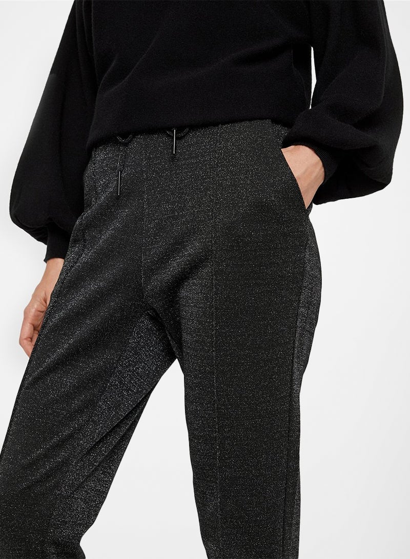 VERO MODA - Shimmery Pants Black - Image 1