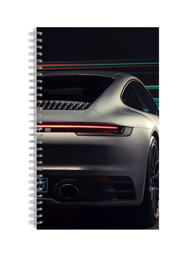 Generic A4 Printed Notebook Grey/Black/Green 