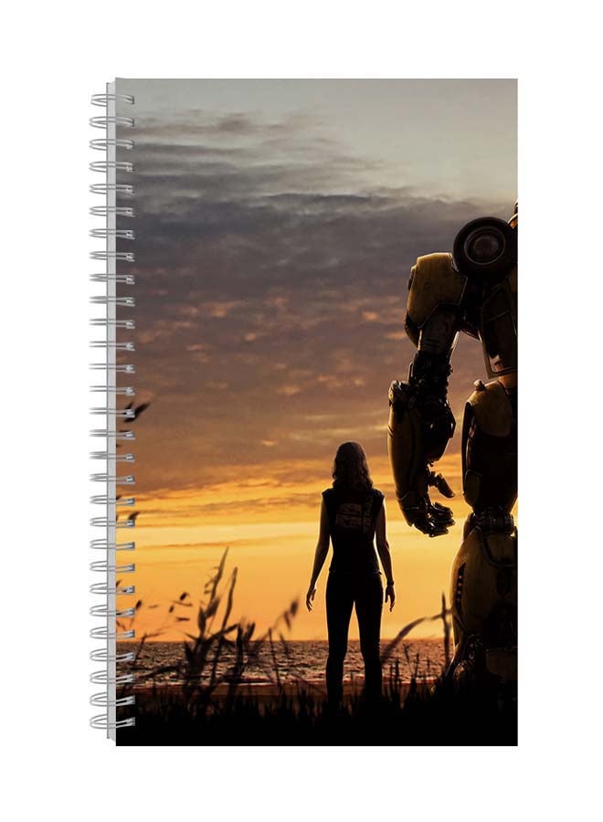 دفتر حلزوني مطبوع قياس A4 متعدد الألوان